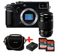 Allcam Bundle Fujifilm XPro2 Mirrorless CSC Camera with XF55-200mm f3.5-f4.8 OIS Zoom Lens + Fuji Case + 2X Sandisk 32GB Ultra + NP-W126 Spare Battery (24MP, APS-C X-Trans CMOS Sensor) 3 inch