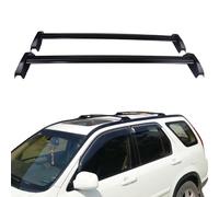 ALLDDSEA Auto Barre Portatutto per H-ond CRV 2002-2006 2007-2011 2012-2016 2017-2021 2023, Trasversali Tetto Alluminio Portapacchi, Coppia Barre Dedicate antifurto Nere Accessori 2 Pezzi,2002-2006