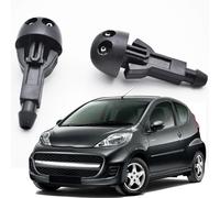 ALLDDSEA Ugelli Lavavetri Tergicristallo Anteriore per T-oyota Aygo MK1 2005-2014, Auto Ugello Tergicristalli Anteriori Ugelli Tergicristallo Spray Parti di Ricambio 2 PCS