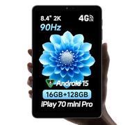 ALLDOCUBE iPlay 70 mini Pro Tablet Android 15 da 8,4 pollici, 16GB+128GB, 6050 mAh, Display 1920x1200 a 90 Hz, MediaTek MT8791, Mini Tablet con Doppio Altoparlante, OTG/WiFi 6/GPS/SIM/Face ID/4G LTE