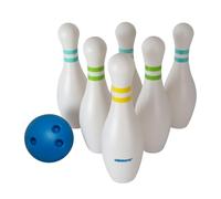 alldoro- 6 Birilli Bianchi, 1 Palla da Bowling, 60131