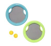 alldoro 60049 Beach Volley & Super Disc, set di 4 pezzi, dischi da lancio per beach volley, Ø 40 cm, colorati per bambini adulti