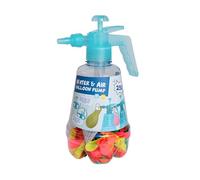 alldoro 60200 Pompa per bombe ad acqua o palloncini, per bambini a partire dagli 8 anni - Riempitore per palloncini con serbatoio da 1,5 l, aiuto per nodi e 250 palloncini