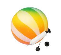 alldoro 60210 pallone 2 in 1 per giochi d'acqua e tuffi - può essere riempito d'aria o d'acqua - colorato, diametro 20 cm, dai 8 anni