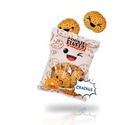 alldoro 60271 - Sacchetti per Biscotti in Peluche, 6 Pezzi, con 5 Biscotti di Peluche e Viso Emoji, con Effetto scoppiettante e Chiusura in, ca. 18 × 14 cm, Set da Gioco per Bambini dai 3 Anni in su