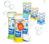 alldoro Bolle di sapone, set 12, gioco labirinto e bacchetta | multipack bubbles, 12 pezzi da 55 ml, come premio, regalo o bomboniera, per compleanni, matrimoni e feste