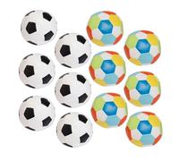 alldoro softball Ø 10 cm, pallone da calcio morbido in schiuma, pallone per bambini per interni ed esterni, pallone da gioco per bambini e neonati da 0 mesi, set bianco/nero + colorato