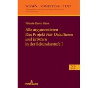 Alle argumentieren - Das Projekt 'Fair Debattieren und Erörtern' in der Sekundarstufe I: 22