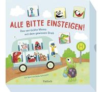 alle Bitte einsteigen!: Das verrückte Memo mit Dem gewissen Dreh | Lustiges Memory-Spiel mit Karten in Busform | für 2-4 Personen | Ab 3 Jahren