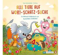 Alle Tiere auf Wort-Schatz-Suche: Ein Mitmach-Bilderbuch zum Buchstaben-Entdecken - Interaktives Bilderbuch, das Lust aufs Lesenlernen macht für Kinder ab 5 Jahren