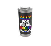 Alleato etero per uguali diritti LGBTQI Bicchiere termico in acciaio inox doppia parete
