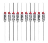 ALLECIN 10 Pezzi Fusibile Termico 172 Gradi Celsius 10A 250V AEC172E 172℃ Fusibili Termici Disgiuntori