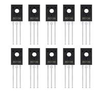 ALLECIN 20 Pezzi BD139 NPN Transistor Audio di Precisione di Media Potenza BD 139 Transistori Triodo Componenti Elettronici TO-126 1,5A 80V