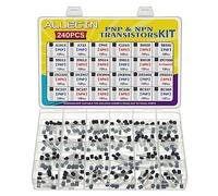 ALLECIN 24 Valori BJT Transistor PNP NPN Kit A1015 A733 C945 C1815 S8050 S8550 S9012 S9013 S9014 S9015 S9018 2N7000 2N2222 2N2907 2N3904 2N3906 2N5401 2N5551 BC327 BC337 BC547 BC550 BC557 BC560