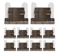 ALLECIN 50 Pezzi 2A Micro Fusibili Auto 2Amp Mini a Basso Profilo Fusibile Lamellari 2Ampere Car Fuses per Camper Camion Moto Barca