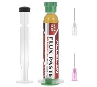 ALLECIN Flussante per Saldatura Senza Piombo 10mL Solder Flux Paste No Clean 10CC Flussanti per Saldature Flusso per Pasta Saldante AEC-223 con Asta di Spinta e Ago per PCB SMD BGA (1 pezzo)