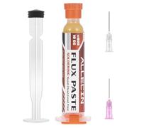 ALLECIN Flussante Senza Piombo 10mL Flussanti e Paste per Saldatura 10CC Solder Flux Paste Flusso per Pasta Saldante AEC-808 con Asta di Spinta e Ago (Confezione da 1 pezzo)