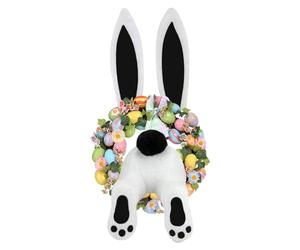 Allegato ghirlanda di coniglietti | Testa e orecchie di coniglio | Decorazione pasquale da appendere | Accessorio per ghirlande per le vacanze primaverili | Uso stagionale per feste stagionali per por