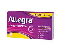 Allegra allergy tablets 20mg 50 pc.