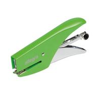 Allegra fluo cucitrice - 15 fogli - acciaio cromato - verde 0183ve