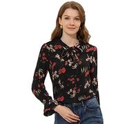 Allegra K Cappotto invernale da donna con colletto alla coreana, monopetto, capispalla, nero, Medium