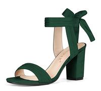Allegra K Donna Caviglia Cravatta Verde Scuro Sandali - 6.5 M Us Verde Scuro 41