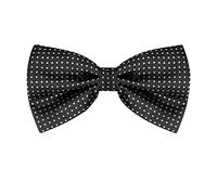 Allegra K Papillon da uomo a pois pre-legato Bowknot da lavoro per feste formali, Nero e bianco, Taglia unica
