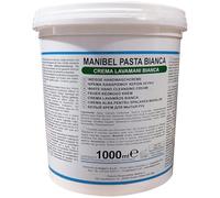 Allegrini Manibel Pasta Lavamani Bianca Sapone Mani Professionale per Officina Profumato ed Emolliente Rimuove Grasso Olio Catrame Inchiostro e Vernice 1000 ml