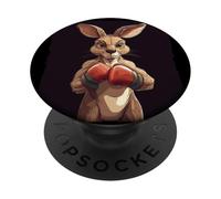 Allegro Boxer Kangaroo per un pugno spensierato PopSockets PopGrip Adesivo