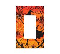Allegro strega con la sua scopa interruttore della luce piastra da parete piastra frontale copertura singolo bilanciere 1 banda decoratore presa coperture per la casa cucina camera bagno Decor