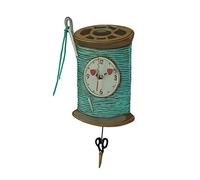 Allen Designs Orologio da parete con pendolo da cucito "Needle & Thread"