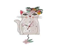 Allen Designs Pretty Kitty Orologio, Resina, Multicolore, 18 x 35 x 2 cm