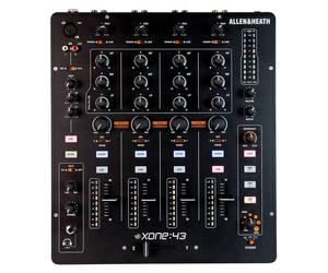 Allen & Heath Xone:43 Mixer Professionale analogico per Dj 4 canali con FX, Nero