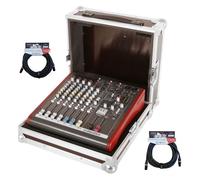 ALLEN&HEATH ZED60-10FX MIXER + FLIGHT CASE + 2 CAVI PROFESSIONALI XLR M/F 10 MT IN BUNDLE