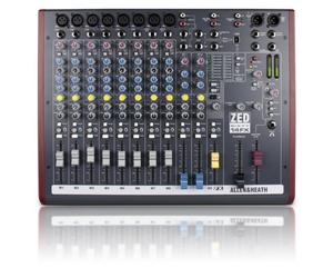 ALLEN&HEATH ZED60 14 FX MIXER PASSIVO + 16 EFFETTI INTERNI + 2 INGRESSI STEREO + USB IN/OUT CONFIGURABILE + 8 INGRESSI MICROFONO/LINEA