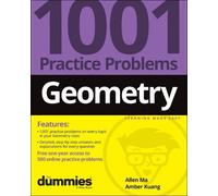 Allen Ma Amber Geometry: 1001 Practice Problems For Dummies (+ Free (Tascabile)