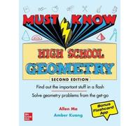 Allen Ma Amber Kuang Must Know High School Geometry, Second Edition (Tascabile)
