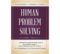 Allen Newell Herbert A Simon Human Problem Solving (Copertina rigida)