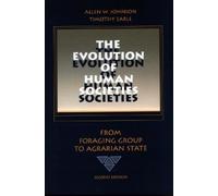 Allen W. Johnson Timothy Earl The Evolution of Human Societie (Copertina rigida)