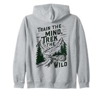 Allena la Mente è l'avventura escursionistica è l'amante del Felpa con Cappuccio