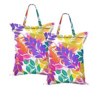 Allenamento asciutto bagnato impermeabile 2Pcs di yoga delle borse dei vestiti sporchi della borsa con la maniglia