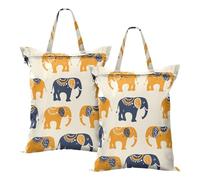 Allenamento asciutto bagnato impermeabile 2Pcs di yoga delle borse dei vestiti sporchi della borsa con la maniglia