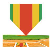 Allenamento baseball, ad alta visibilità, resistente alle intemperie | Piastra colorata per allenamento di baseball, per cortile, campo, softball, accessori divertenti, brocche, batteri, arbitri
