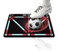 Allenamento calcio 90×60 cm per Bambini - Dribblium tappeto calcio Antiscivolo e Resistente - Perfetto calcio assessori per Migliorare Tecnica e Controllo Palla Indoor