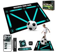 Allenamento Calcio Tappetino Con Soccer Bungee Trainer Tappetino Per Agilità Accessorio Per L'Allenamento Del Calcio Tappeto Da Allenamento Per Il Calcio 60 X 90 Cm Regalo Per Il Calcio Per Bambini