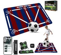 Allenamento Calcio Tappetino Con Soccer Bungee Trainer Tappetino Per Agilità Accessorio Per L'Allenamento Del Calcio Tappeto Da Allenamento Per Il Calcio 60 X 90 Cm Regalo Per Il Calcio Per Bambini