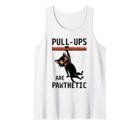 Allenamento Cat Pull-ups Sono Pawthetic Gym Kitten Canotta