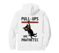 Allenamento Cat Pull-ups Sono Pawthetic Gym Kitten Felpa con Cappuccio