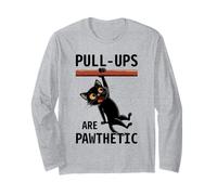 Allenamento Cat Pull-ups Sono Pawthetic Gym Kitten Maglia a Manica