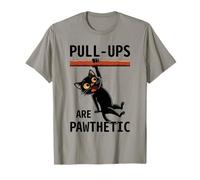 Allenamento Cat Pull-ups Sono Pawthetic Gym Kitten Maglietta